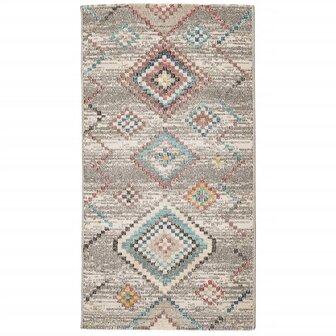 Vloerkleed ARBIZU binnen en buiten vintage stijl 80x150 cm 2