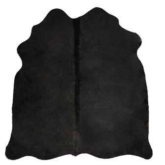 Vloerkleed 180x220 cm echte koeienhuid zwart 8