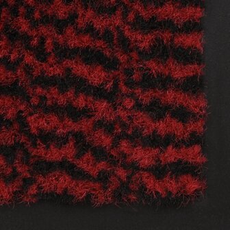 Droogloopmat rechthoekig getuft 90x150 cm rood 4