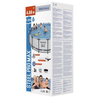 Bestway Zwembadset Steel Pro MAX 488x122 cm 9