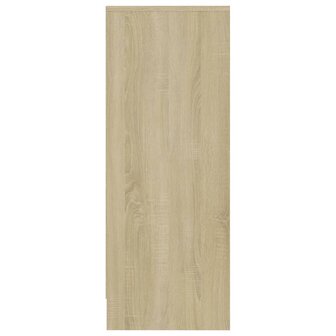 Schoenenkast 31,5x35x90 cm bewerkt hout sonoma eikenkleurig 4