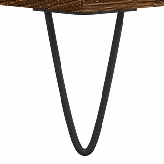 Schoenenkast 70x36x60 cm bewerkt hout bruin eikenkleur 9