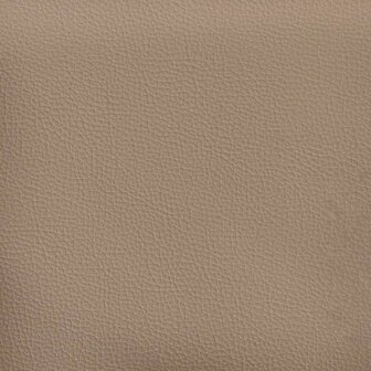 Tweezitsbank 140 cm kunstleer cappuccinokleurig 7