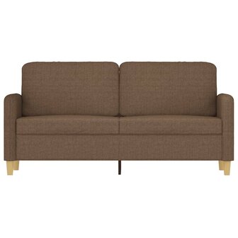 Tweezitsbank 140 cm stof bruin 3