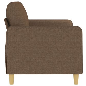 Tweezitsbank 140 cm stof bruin 4