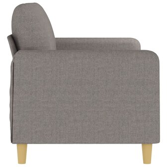 Tweezitsbank 140 cm stof taupe 4