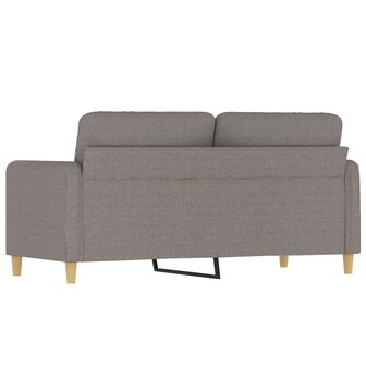 Tweezitsbank 140 cm stof taupe 5