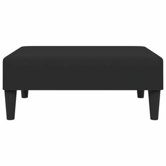 2-delige Loungeset met kussens fluweel zwart 8