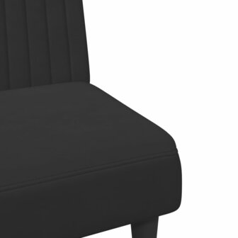 2-delige Loungeset fluweel zwart 9