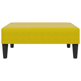 2-delige Loungeset fluweel geel 8
