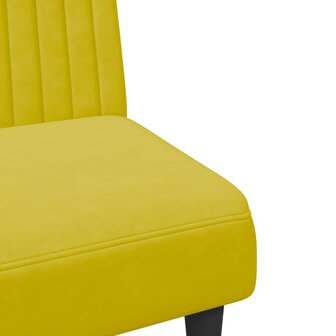 2-delige Loungeset fluweel geel 9