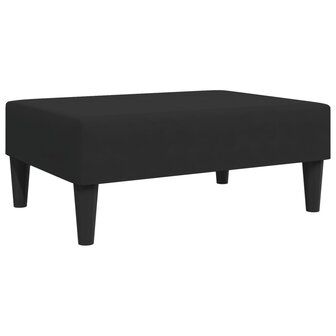 2-delige Loungeset fluweel zwart 7