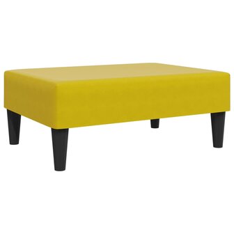 2-delige Loungeset fluweel geel 7