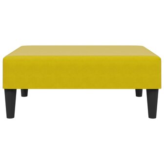 2-delige Loungeset fluweel geel 8