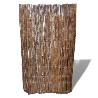 Tuinscherm 300x100 cm wilgenhout 3