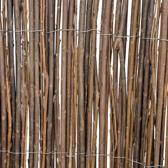Tuinscherm 300x100 cm wilgenhout 4