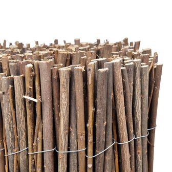 Tuinscherm 300x100 cm wilgenhout 5