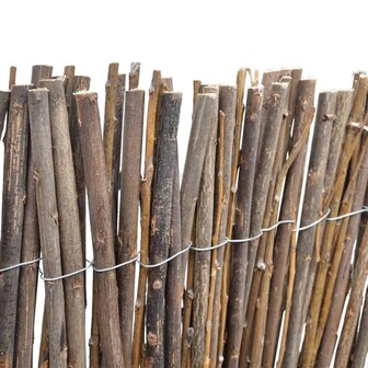 Tuinscherm 300x100 cm wilgenhout 6