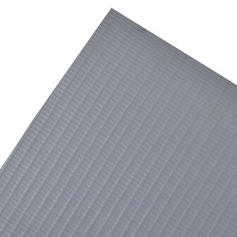 Tuinscherm 70x0,19 m PVC lichtgrijs 5