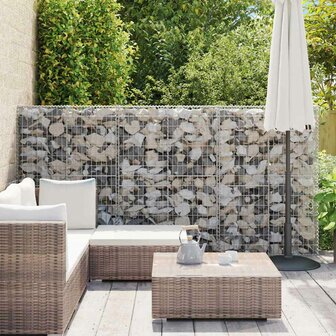 Schanskorf met deksels 150x100x30 cm gegalvaniseerd draad  3