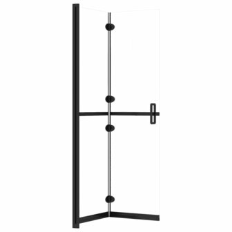 Inloopdouchewand inklapbaar 80x190 cm ESG-glas transparant 5