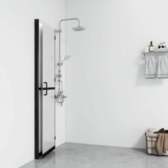 Inloopdouchewand inklapbaar 80x190 cm ESG-glas mat 3