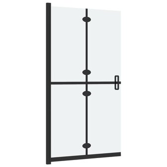 Inloopdouchewand inklapbaar 80x190 cm ESG-glas mat 4