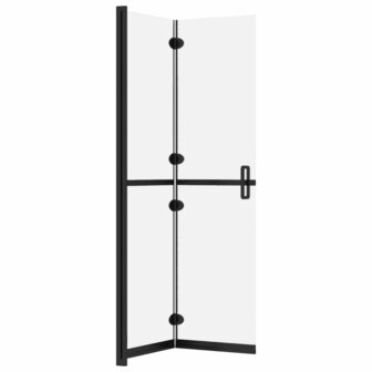 Inloopdouchewand inklapbaar 80x190 cm ESG-glas mat 5