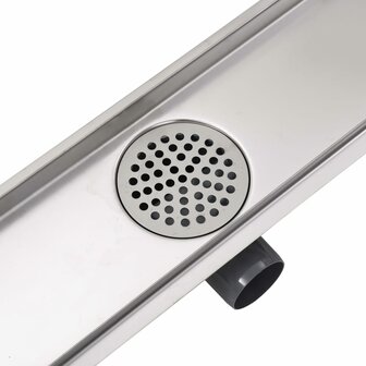 Doucheputje rechthoekig roestvrij staal 830x140 mm 5