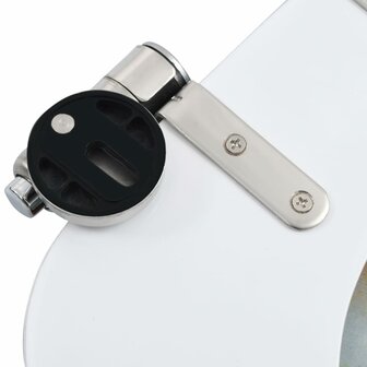 Toiletbrillen 2 st met soft-close deksels MDF kiezelontwerp 8