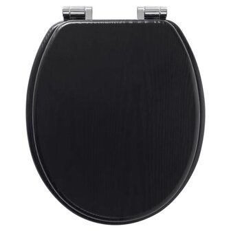 Tiger Soft-close toiletbril Blackwash MDF zwart 252030746 3