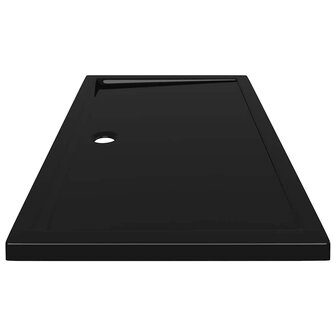 Douchebak rechthoekig 70x120 cm ABS zwart 5