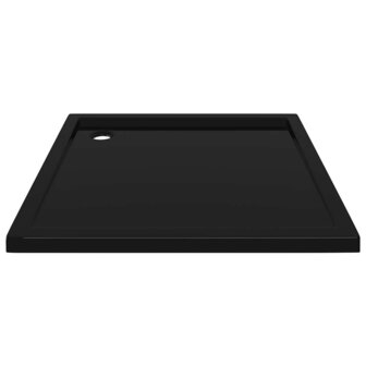 Douchebak vierkant 80x80 cm ABS zwart 5