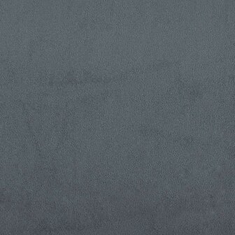 Boxspring zonder matras fluweel donkergrijs 120x210 cm 9