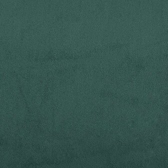 Boxspring zonder matras fluweel donkergroen 90x220 cm 9