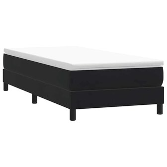 Boxspring met matras fluweel zwart 80x220 cm 5