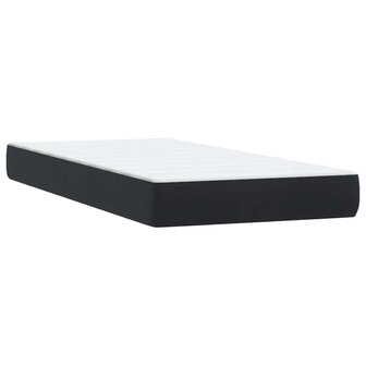 Boxspring met matras fluweel zwart 80x220 cm 7