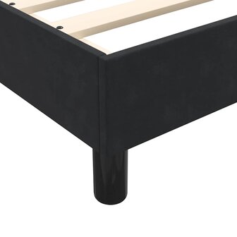 Boxspring met matras fluweel zwart 80x220 cm 8