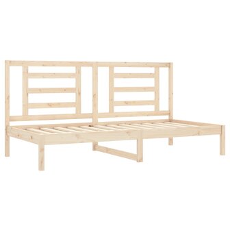 Slaapbank zonder matras 90x200 cm massief grenenhout 4