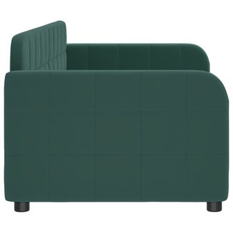 Slaapbank 80x200 cm fluweel donkergroen 4