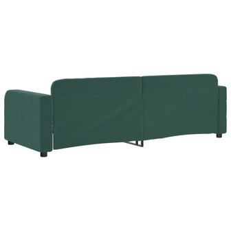 Slaapbank 80x200 cm fluweel donkergroen 5