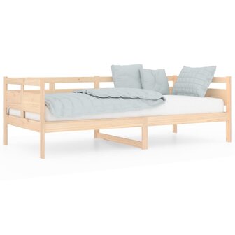 Slaapbank massief grenenhout 90 x 200 cm 2