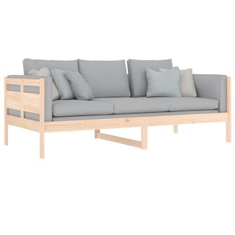 Slaapbank massief grenenhout 90 x 200 cm 8