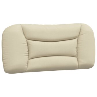 Bed met matras stof cr&egrave;mekleurig 80x200 cm 5