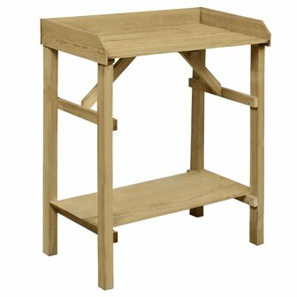 Oppottafel 75x40x90 cm ge&iuml;mpregneerd grenenhout 1