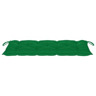 Tuinbank inklapbaar met kussen 118 cm bamboe 6