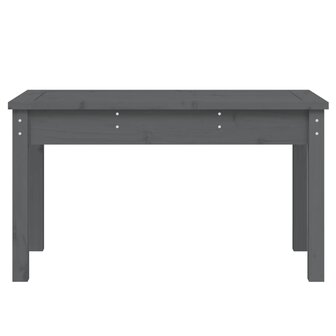 Tuinbank 80x44x45 cm massief grenenhout grijs 4