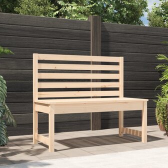 Tuinbank 109 cm massief grenenhout 1
