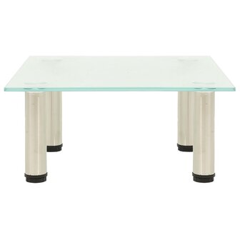 Tv-meubel 40x35x17 cm gehard glas mat 2