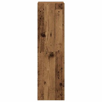 3-delig Tv-meubelset wandmontage bewerkt hout oud houtkleurig 7